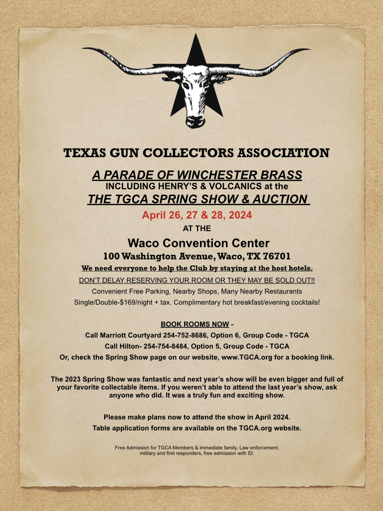 Texas Gun Collectors Association 2024 • Waco, Texas